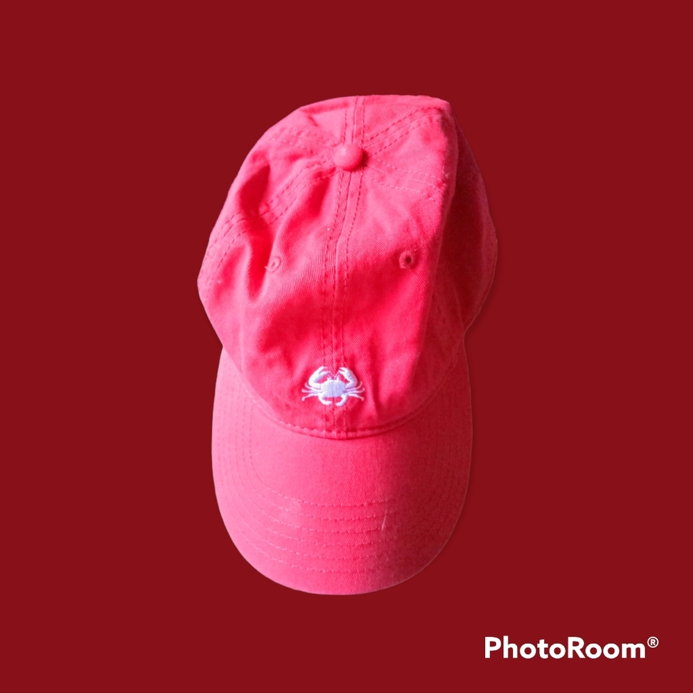 Men's Red Embroidered Crap Baseball Hat